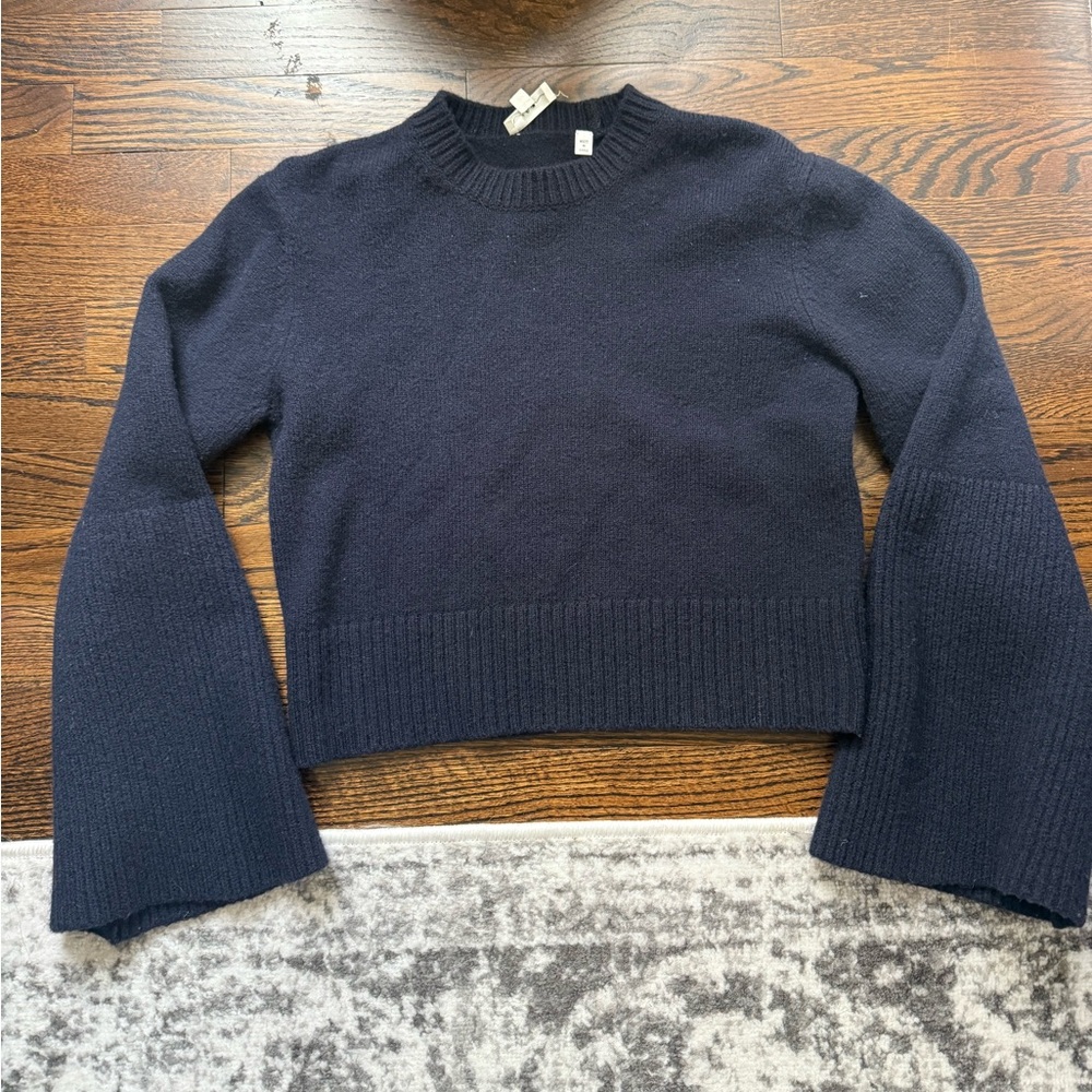 ALC navy clover sweater